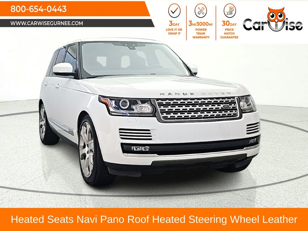 White 2017 Land Rover Range Rover SUV / Crossover All-Wheel Drive 8-Speed Automatic