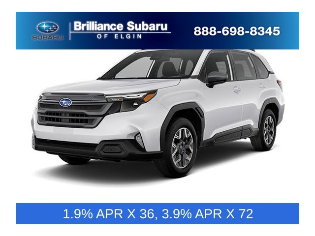 Crystal White 2026 Subaru Forester SUV / Crossover All-Wheel Drive Continuously Variable Transmission