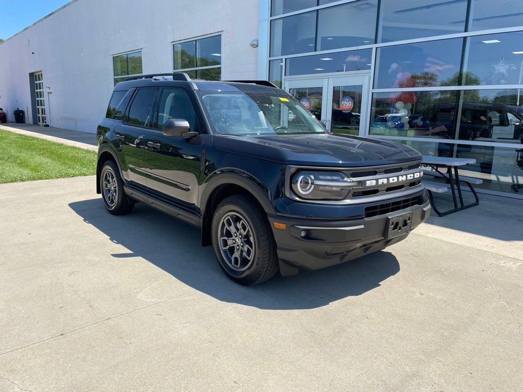 Blue Metallic 2023 Ford Bronco Sport SUV / Crossover All-Wheel Drive 8-Speed Automatic