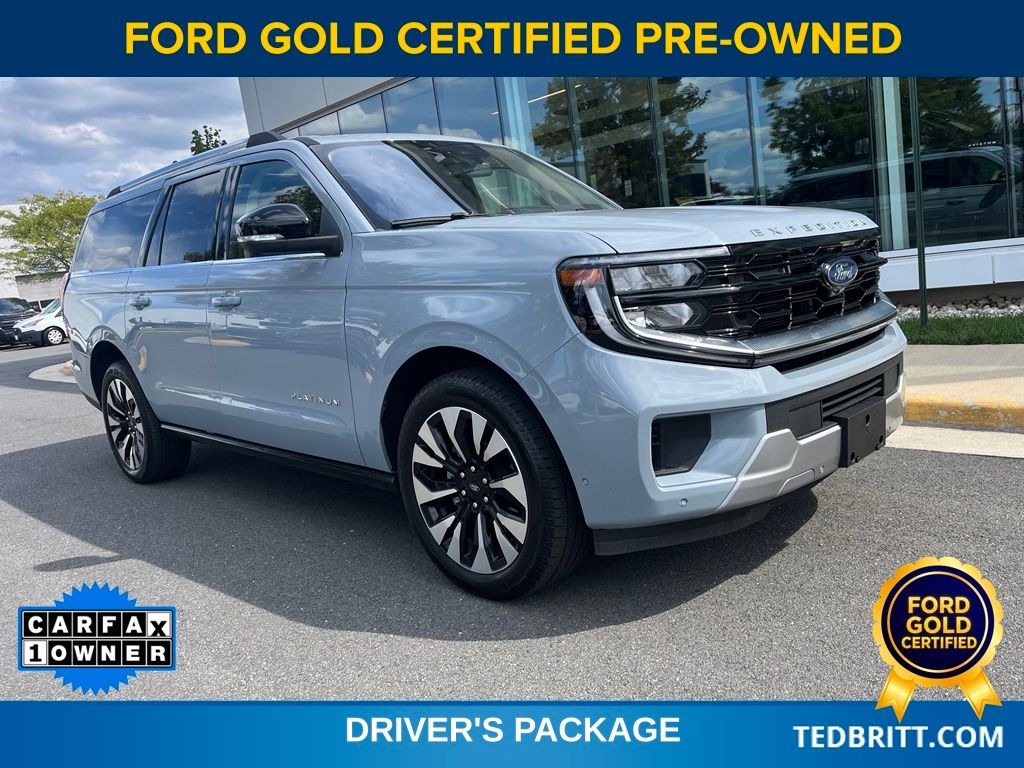 Glacier Gray Met TriCoat 2025 Ford Expedition SUV / Crossover Four-Wheel Drive Automatic