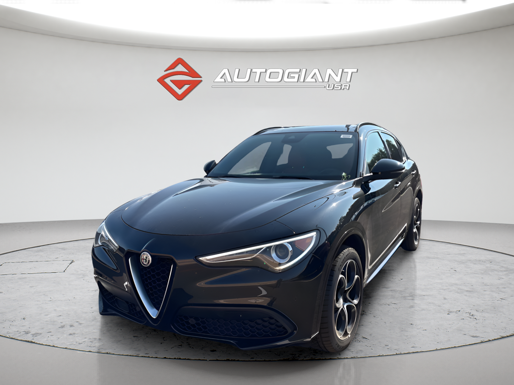 Vulcano Black Metallic 2020 Alfa Romeo Stelvio SUV / Crossover All-Wheel Drive 8-Speed Automatic
