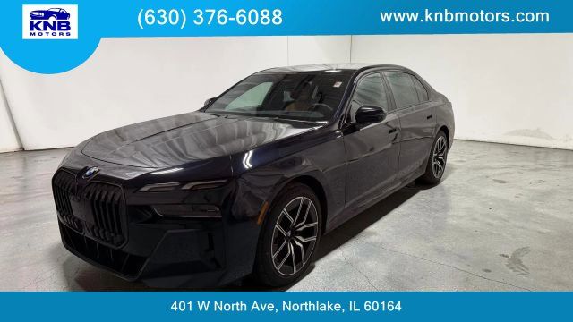 Carbon Black Metallic 2025 BMW 7 Series 740i xDrive Sedan All-Wheel Drive 8-Speed Automatic