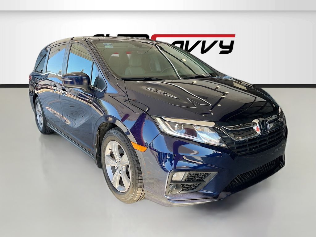 2020 Honda Odyssey EX-L Blue at DeMontrond Automotive Group