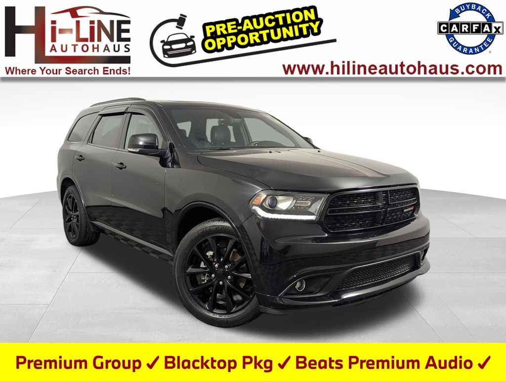 DB Black Clearcoat 2018 Dodge Durango SUV / Crossover Rear-Wheel Drive 8-Speed Automatic