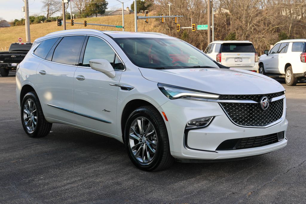 White Frost Tricoat 2022 Buick Enclave SUV / Crossover Four-Wheel Drive 9-Speed Automatic