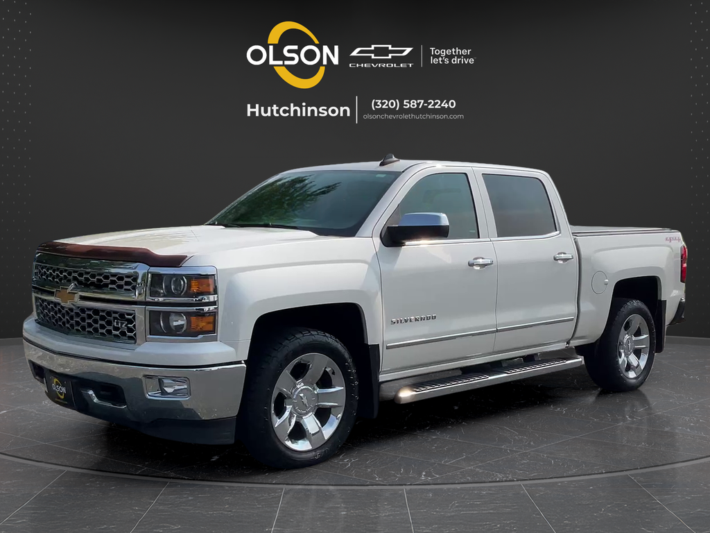 White Diamond Clearcoat 2015 Chevrolet Silverado 1500 Pickup Truck Four-Wheel Drive 6-Speed Automatic Overdrive