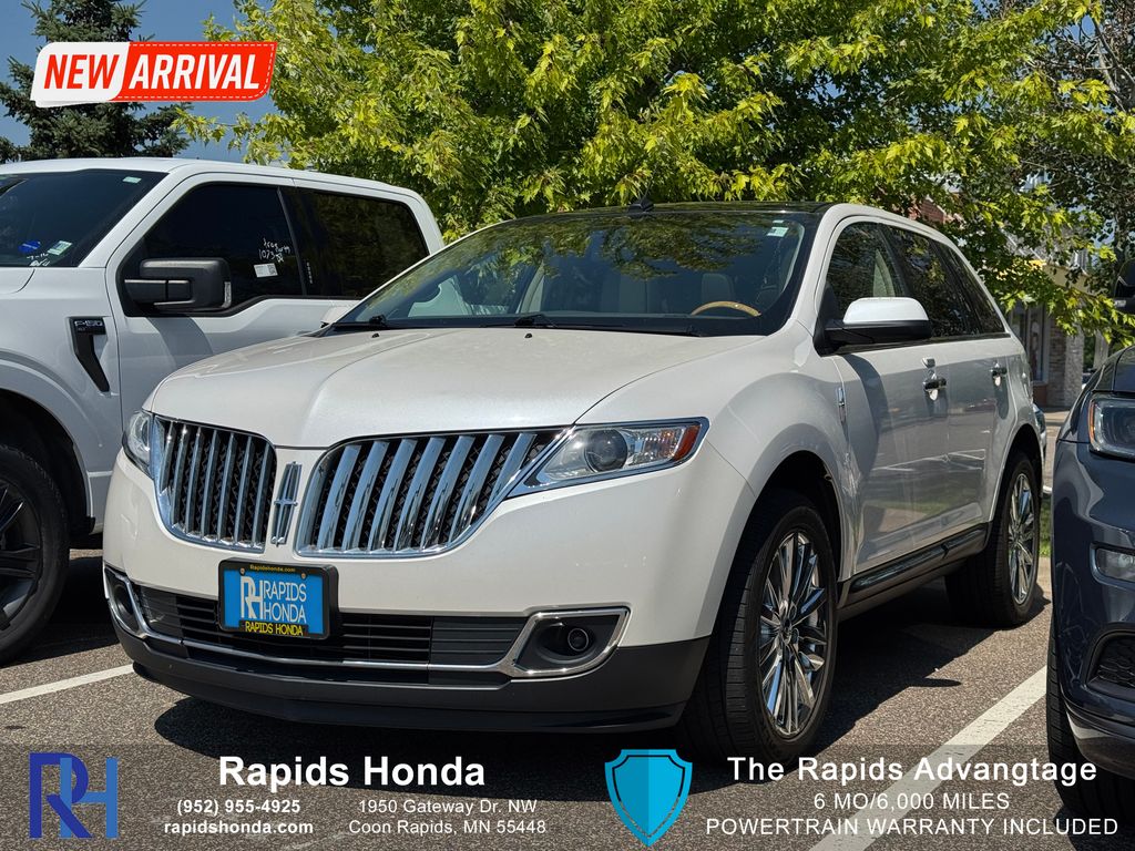 White Platinum Clearcoat Metallic 2011 Lincoln MKX SUV / Crossover Front-Wheel Drive 6-Speed Automatic