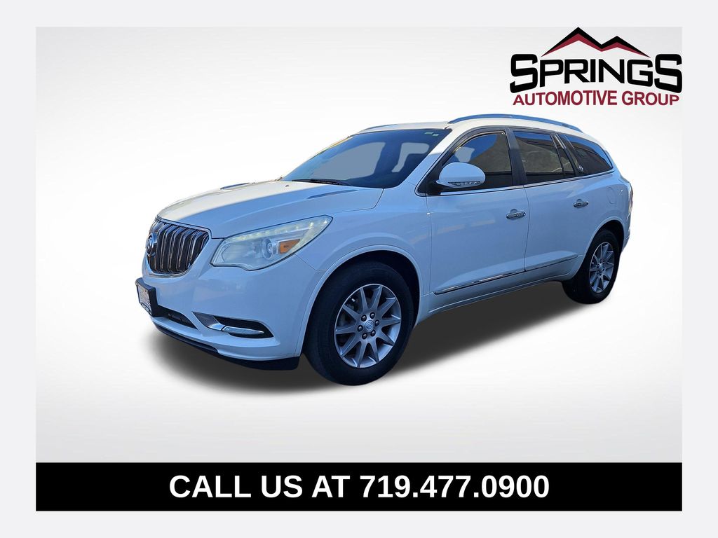 Summit White 2016 Buick Enclave Leather AWD SUV / Crossover All-Wheel Drive 6-Speed Automatic Overdrive