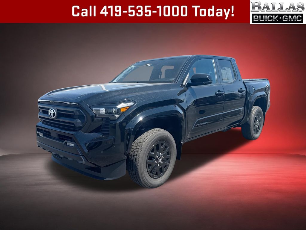 Black 2024 Toyota Tacoma Pickup Truck Four-Wheel Drive 8-Speed Automatic