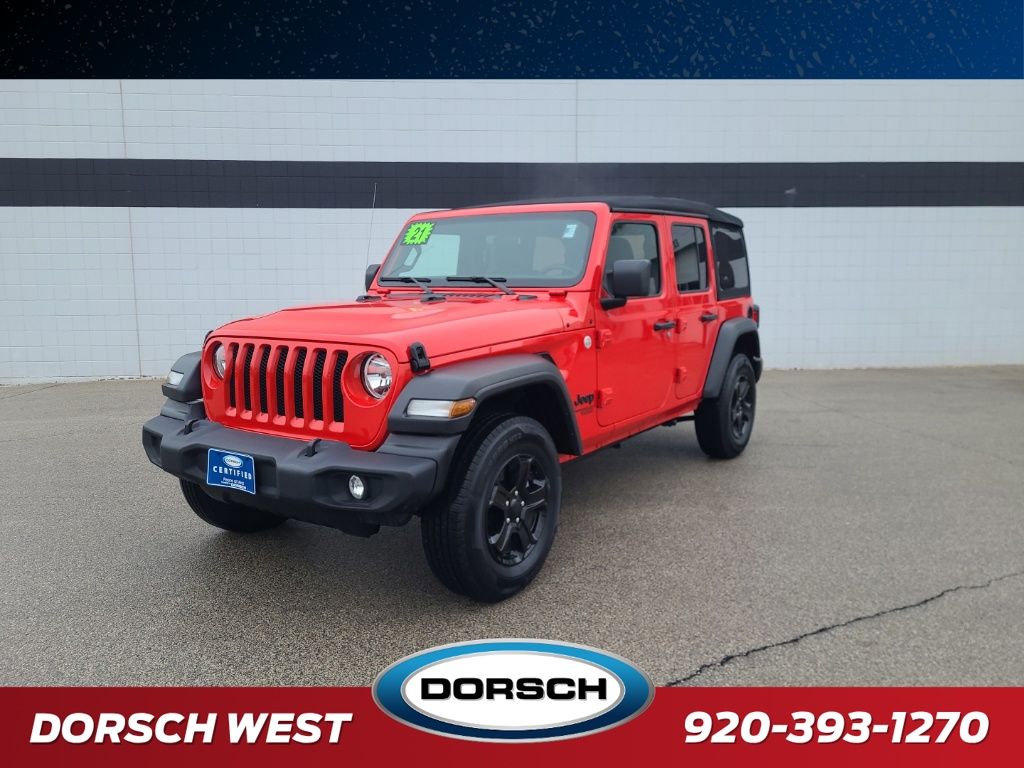 used 2021 Jeep Wrangler car, priced at $27,418