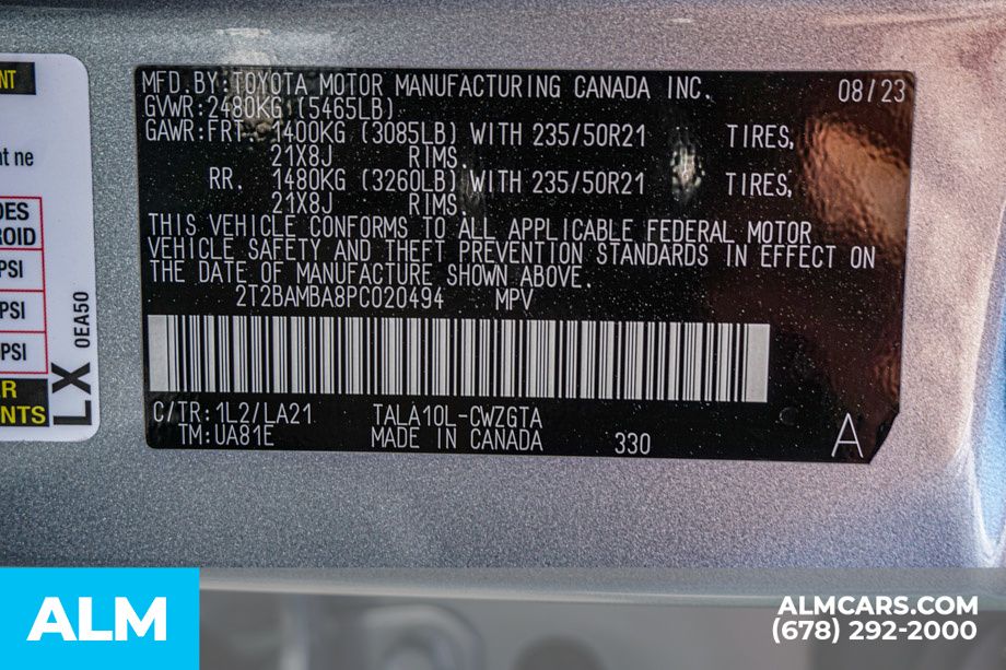 Used 2023 Silver Lexus 350 Luxury image 61