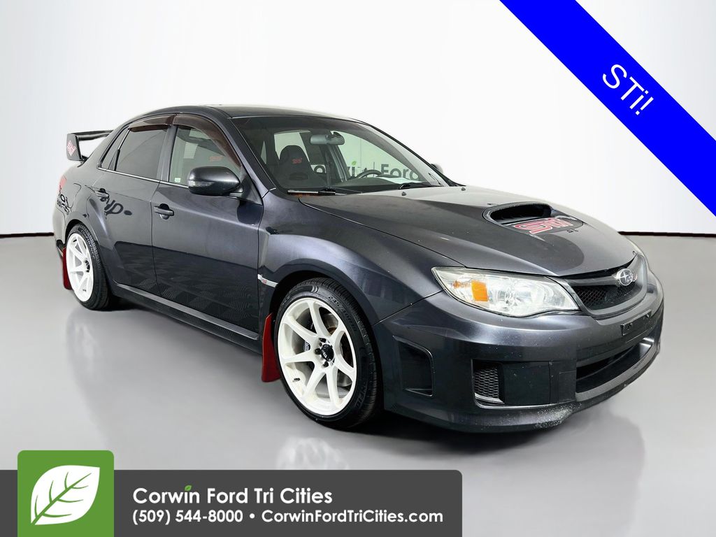 Dark Gray Metallic 2013 Subaru Impreza WRX STI Sedan All-Wheel Drive 6-Speed Manual