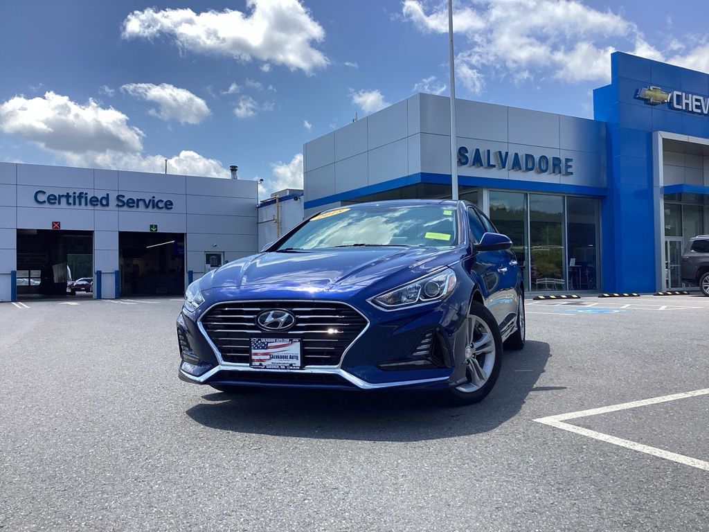 Lakeside Blue 2018 Hyundai Sonata Sedan Front-Wheel Drive 6-Speed Automatic
