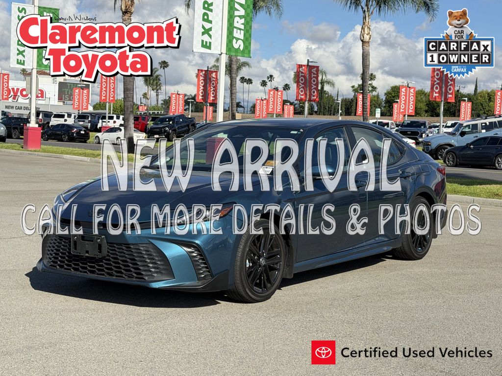 Ocean 2025 Toyota Camry SE FWD Sedan Front-Wheel Drive Continuously Variable Transmission