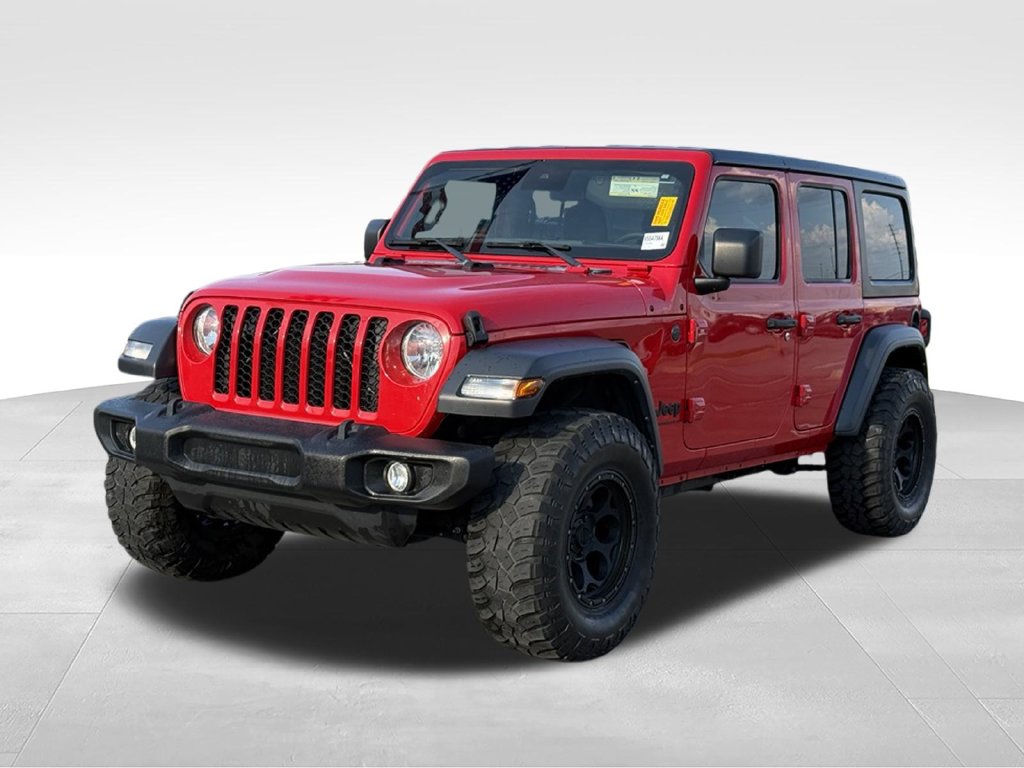 Red Clearcoat 2024 Jeep Wrangler SUV / Crossover Four-Wheel Drive 8-Speed Automatic