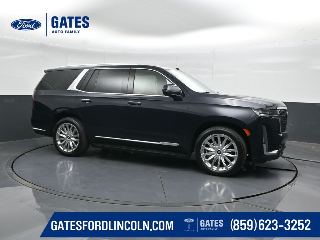 Dark Moon Blue Metallic 2023 Cadillac Escalade Premium Luxury 4WD SUV / Crossover Four-Wheel Drive 
