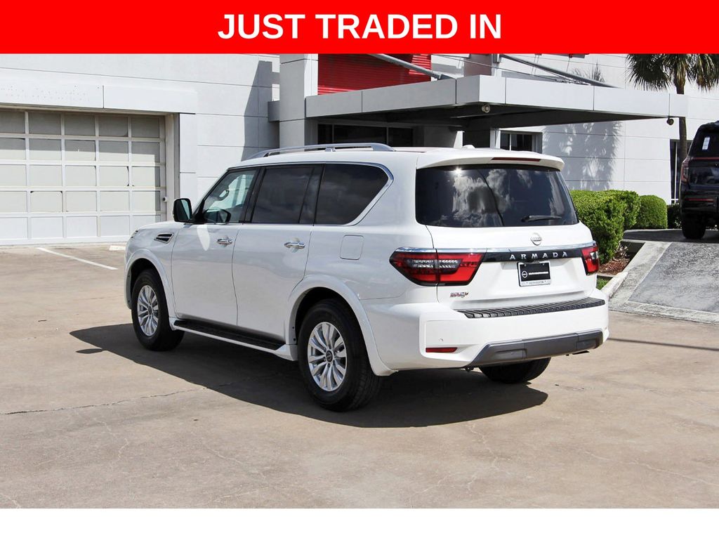 2024 Nissan Armada SV White at DeMontrond Ford