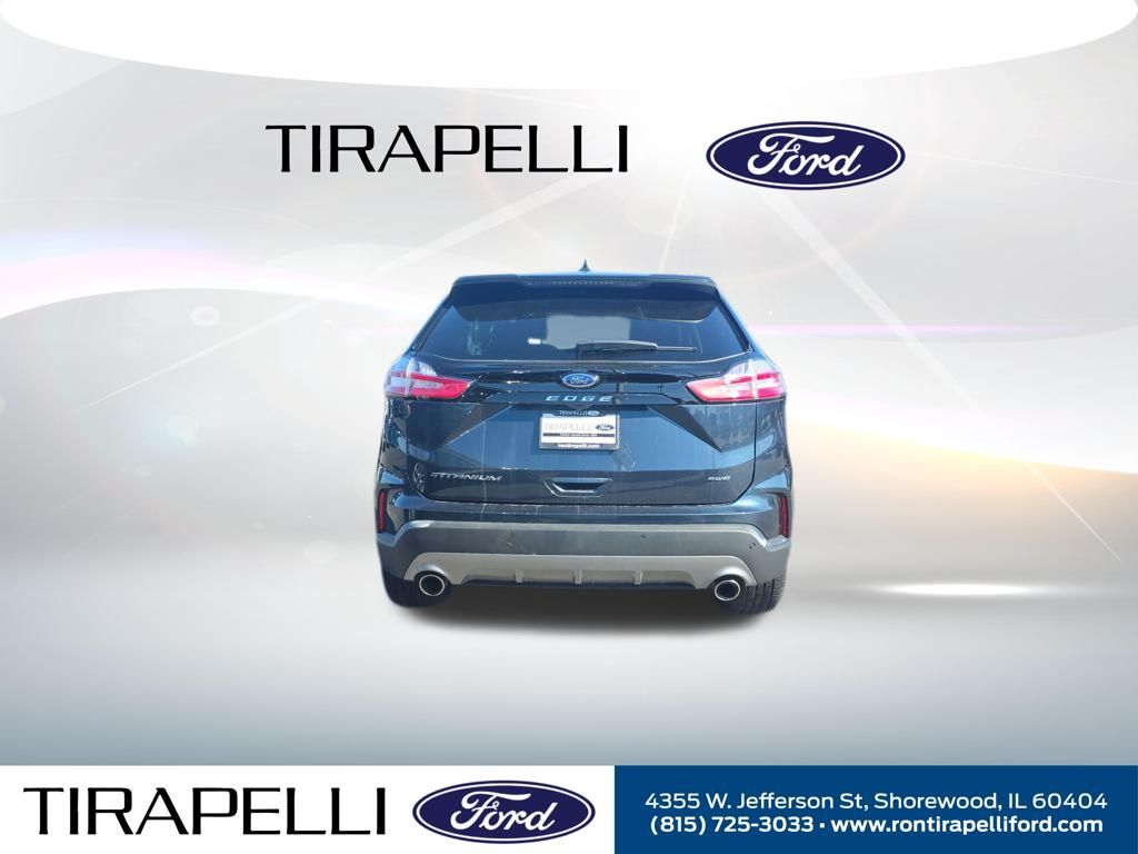 Certified Used 2024 Blue Ford Titanium image 10