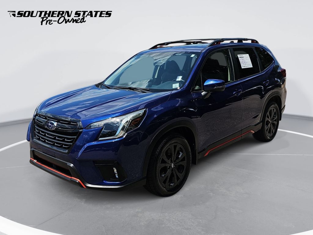Sapphire Blue Pearl 2024 Subaru Forester SUV / Crossover All-Wheel Drive Continuously Variable Transmission