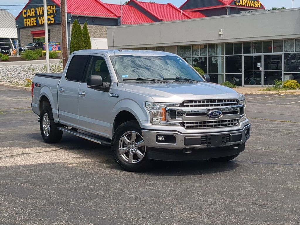 Ingot Silver 2018 Ford F-150 XLT SuperCrew 4WD Pickup Truck Four-Wheel Drive Automatic