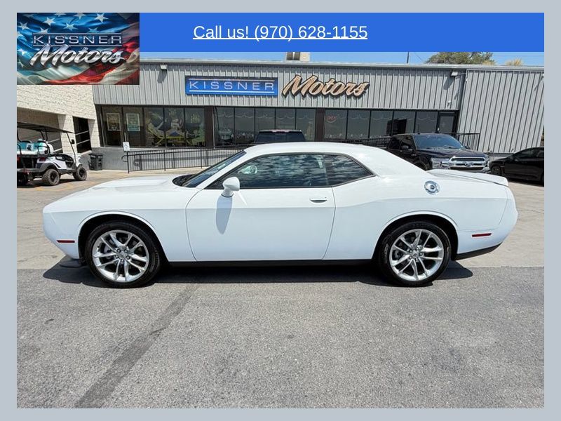 White Knuckle Clearcoat 2022 Dodge Challenger Coupe All-Wheel Drive 8-Speed Automatic