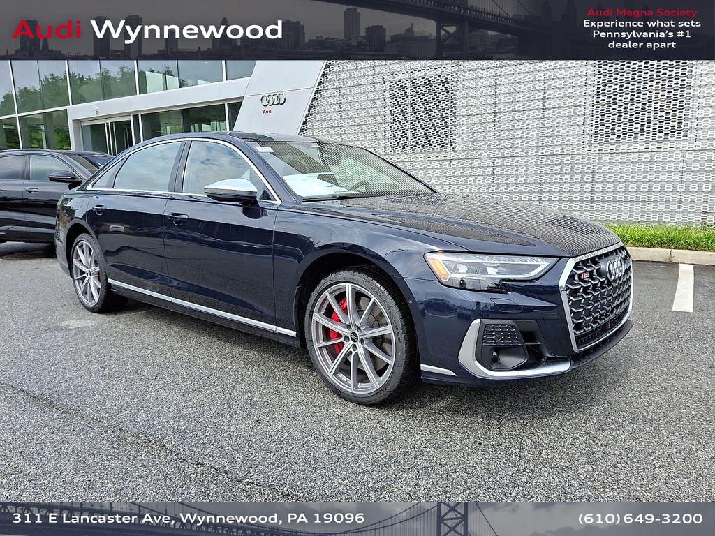 Firmament Blue Metallic 2026 Audi S8 Sedan All-Wheel Drive 8-Speed Automatic