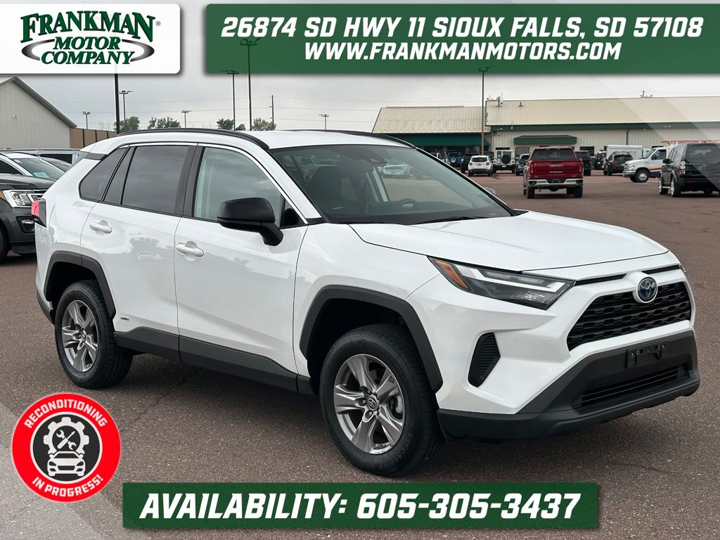 Ice Cap 2023 Toyota RAV4 Hybrid SUV / Crossover All-Wheel Drive Continuously Variable Transmission