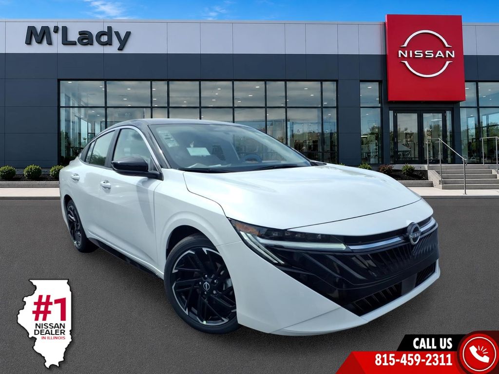 Aspen White 2026 Nissan Sentra Sedan Front-Wheel Drive Continuously Variable Transmission