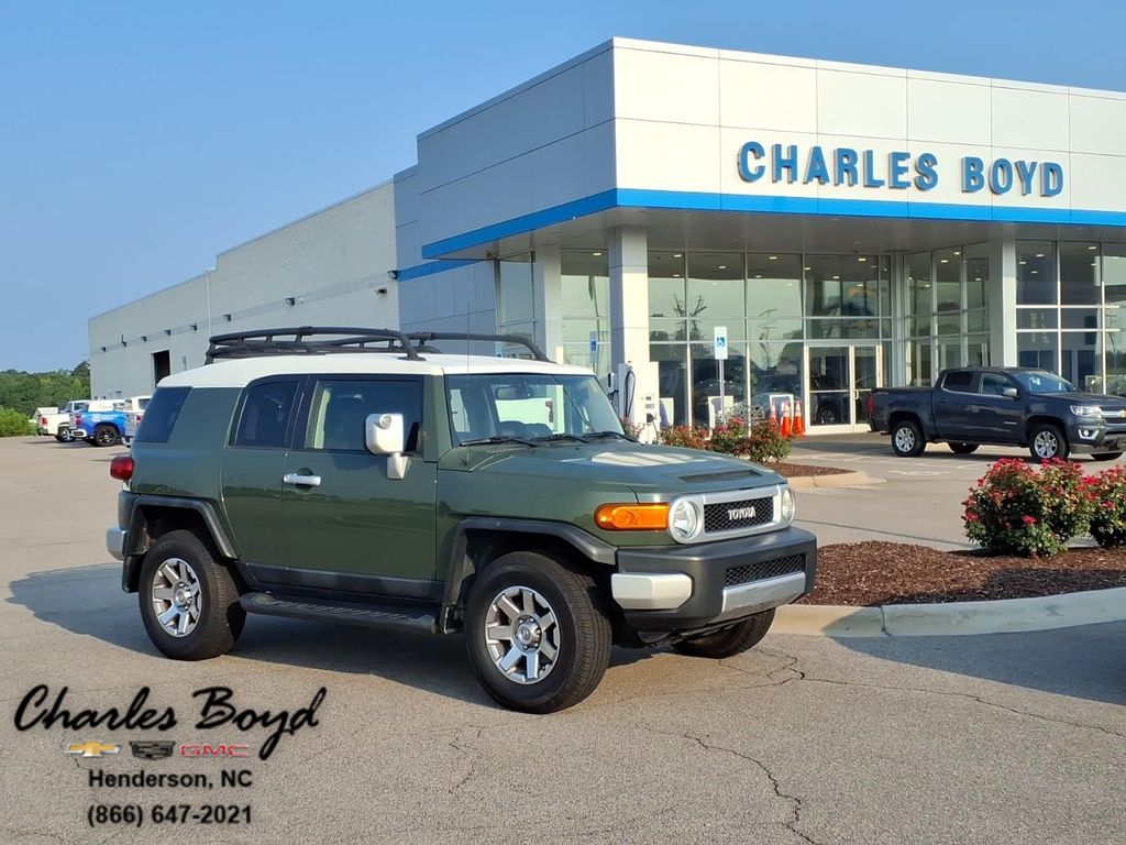 Army Green 2014 Toyota FJ Cruiser SUV / Crossover Four-Wheel Drive 5-Speed Automatic