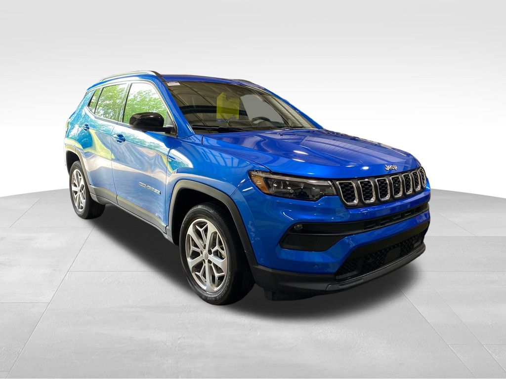 Hydro Blue Pearlcoat 2024 Jeep Compass SUV / Crossover Four-Wheel Drive 8-Speed Automatic