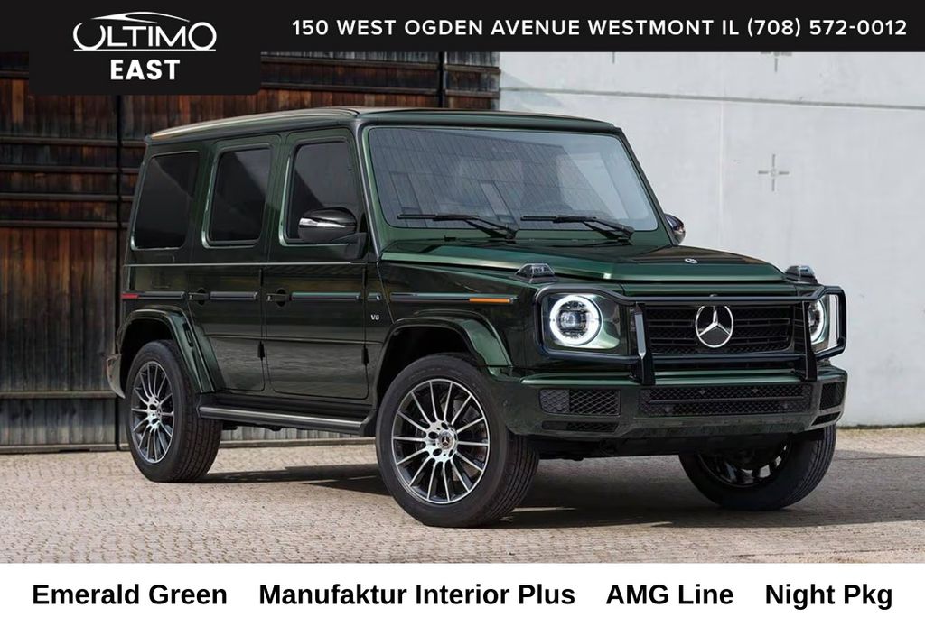 Green 2024 Mercedes-Benz G-Class G 550 4MATIC SUV / Crossover All-Wheel Drive 9-Speed Automatic