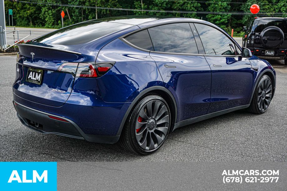 Used 2023 Blue Tesla Performance image 6
