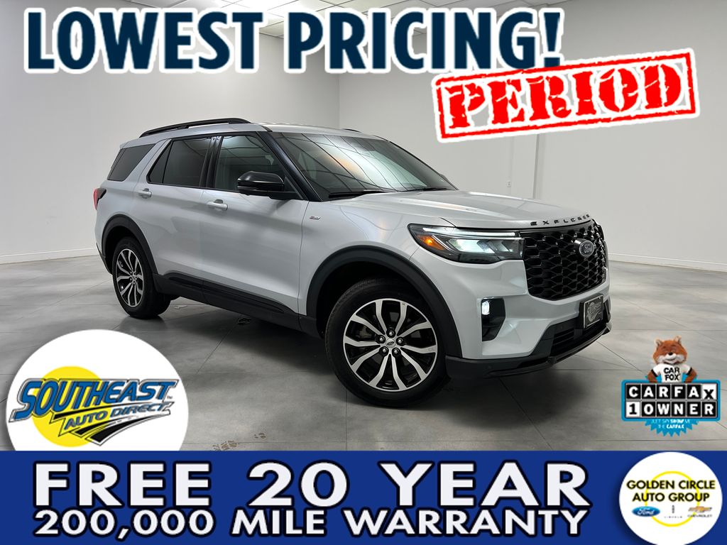 White Metallic 2026 Ford Explorer SUV / Crossover All-Wheel Drive Automatic