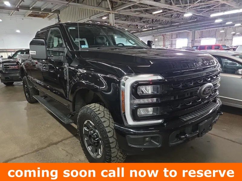 Black Metallic 2024 Ford F-250 Super Duty Pickup Truck Four-Wheel Drive Automatic