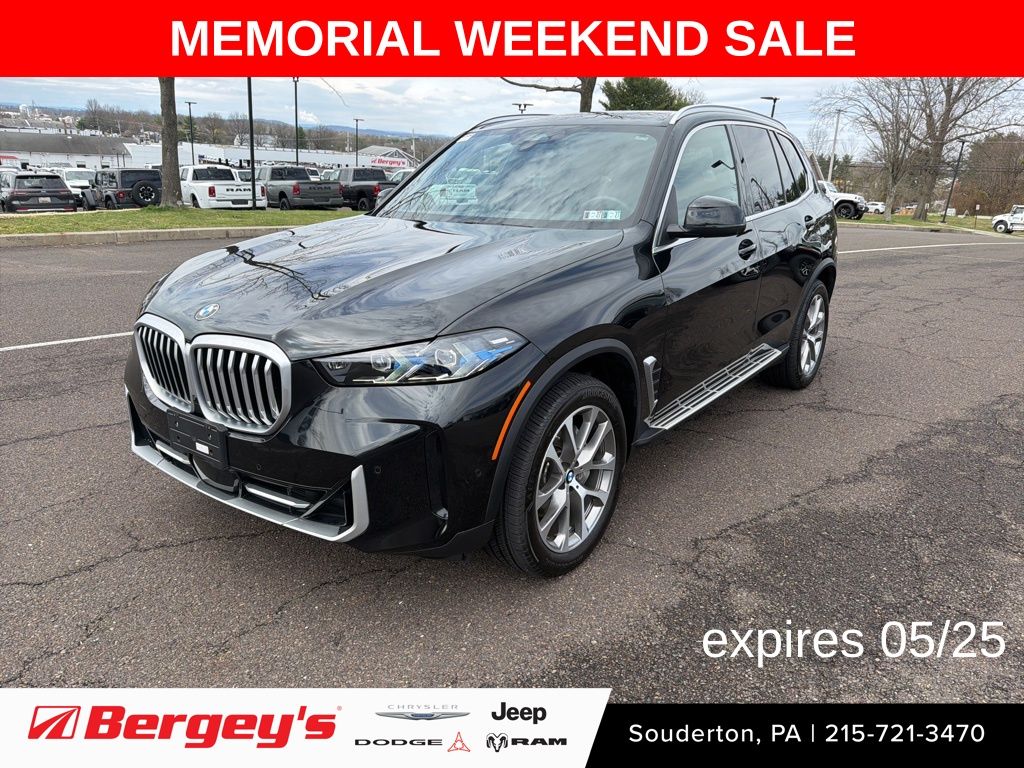 Black Sapphire Metallic 2026 BMW X5 xDrive40i SUV / Crossover All-Wheel Drive 8-Speed Automatic