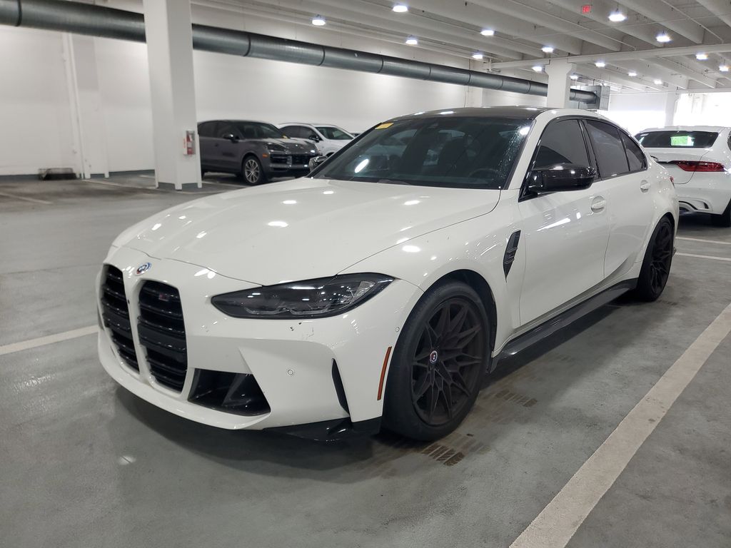 Alpine White 2023 BMW M3 Competition RWD Sedan Rear-Wheel Drive 8-Speed Automatic