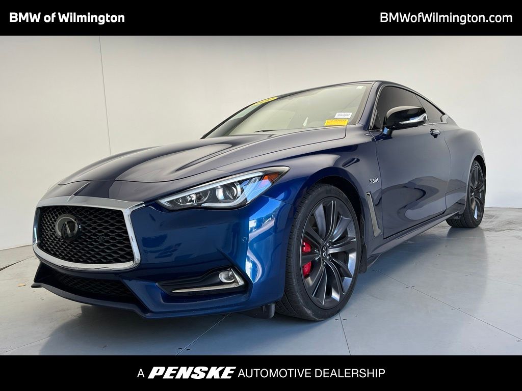 Iridium Blue 2020 INFINITI Q60 Red Sport 400 Coupe AWD Coupe All-Wheel Drive 7-Speed Automatic