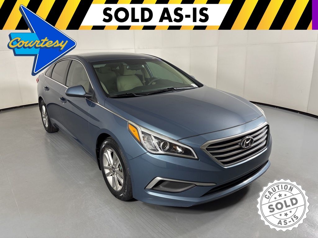 Nouveau Blue 2017 Hyundai Sonata SE FWD Sedan Front-Wheel Drive 6-Speed Automatic