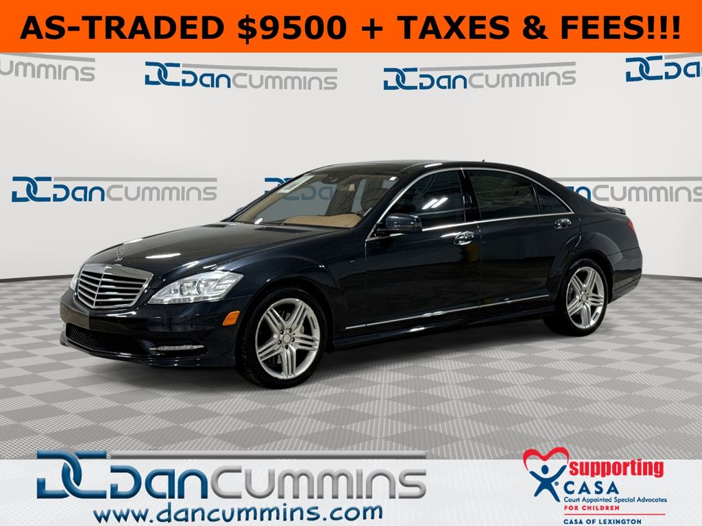 Black 2013 Mercedes-Benz S-Class Sedan All-Wheel Drive 7-Speed Automatic