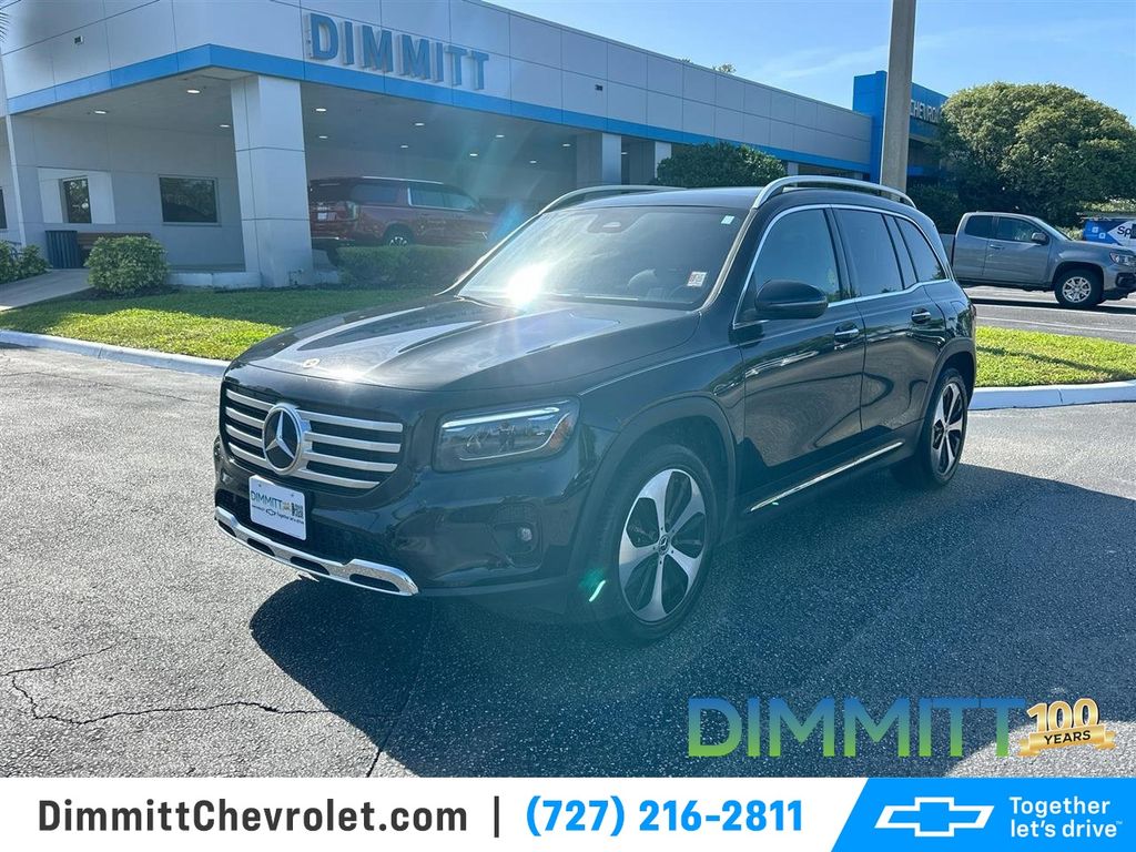 Night Black 2025 Mercedes-Benz GLB SUV / Crossover All-Wheel Drive 8-Speed Dual Clutch