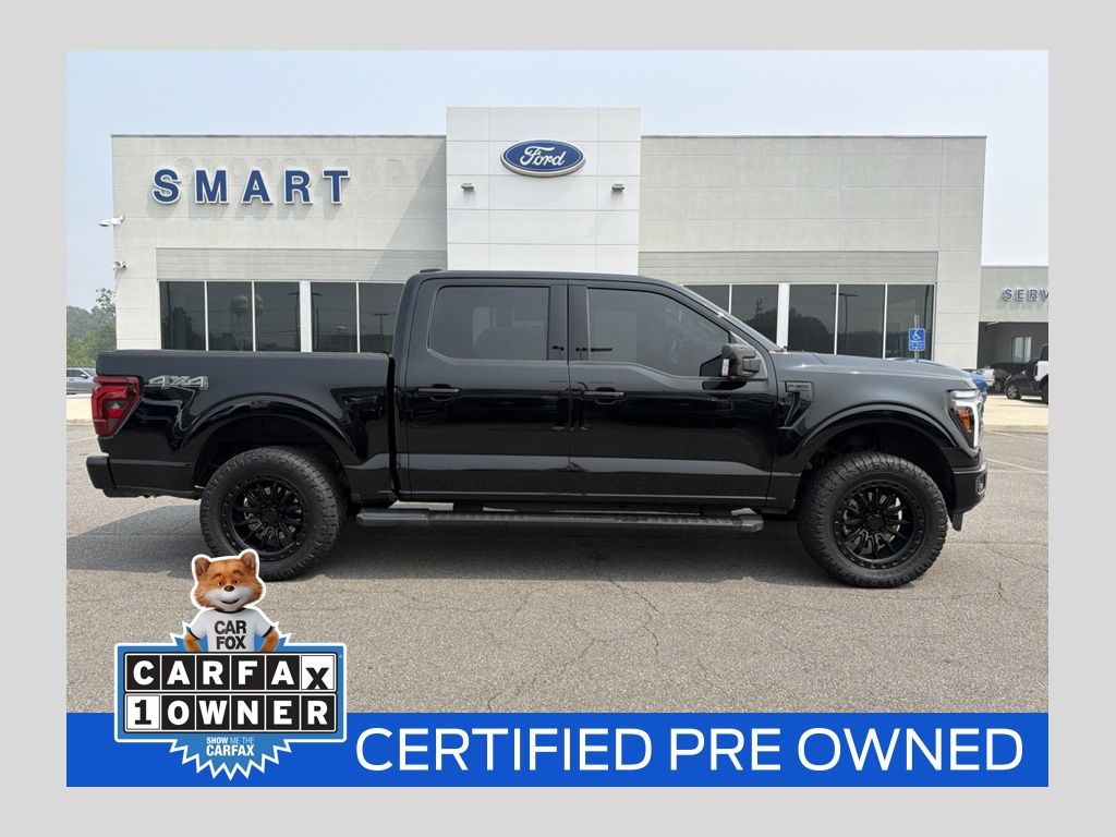 Agate Black Metallic 2025 Ford F-150 Pickup Truck Four-Wheel Drive Automatic