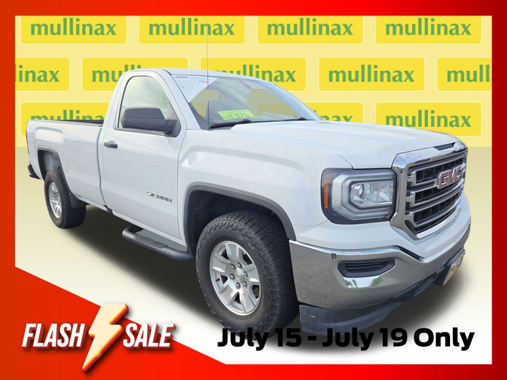 Summit White 2018 GMC Sierra 1500 Pickup Truck 4X2 6-Speed Automatic Overdrive