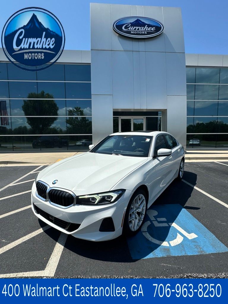 Alpine White 2025 BMW 3 Series Sedan Rear-Wheel Drive 8-Speed Automatic