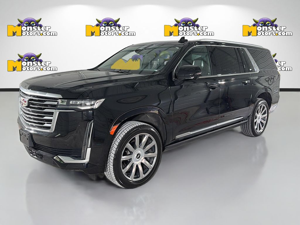 Black 2024 Cadillac Escalade ESV Premium Luxury Platinum 4WD SUV / Crossover Four-Wheel Drive Automatic