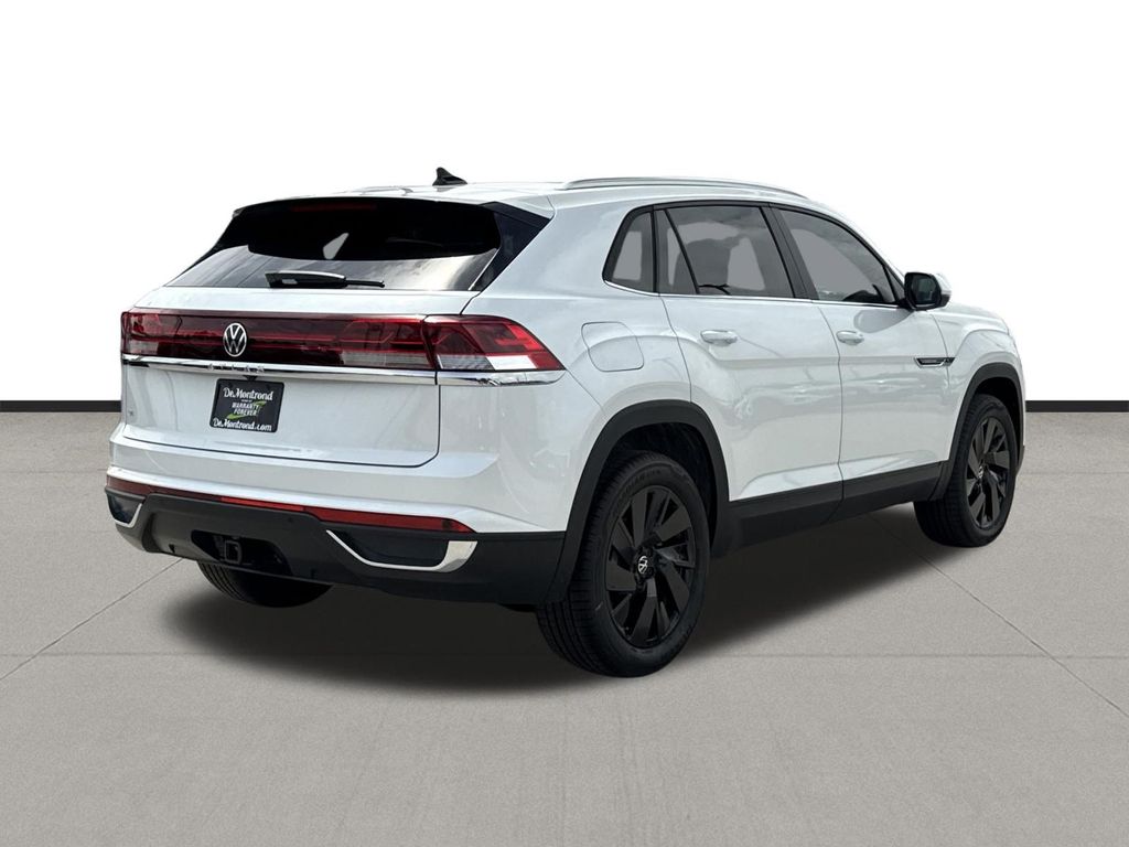 2026 Volkswagen Atlas Cross Sport 2.0T SE w/Technology White at DeMontrond Auto Country