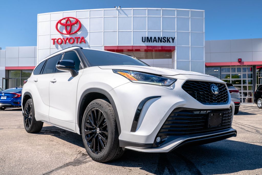 White (Wind Chill Pearl) 2024 Toyota Highlander XSE AWD SUV / Crossover All-Wheel Drive 8-Speed Automatic