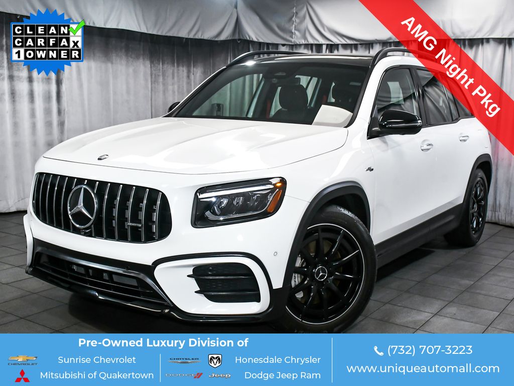 Polar White 2025 Mercedes-Benz GLB SUV / Crossover All-Wheel Drive 8-Speed Automatic