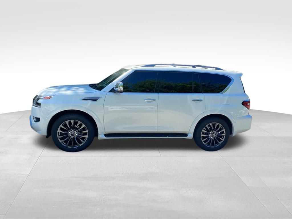 2024 Nissan Armada Platinum White at John Sisson Motors