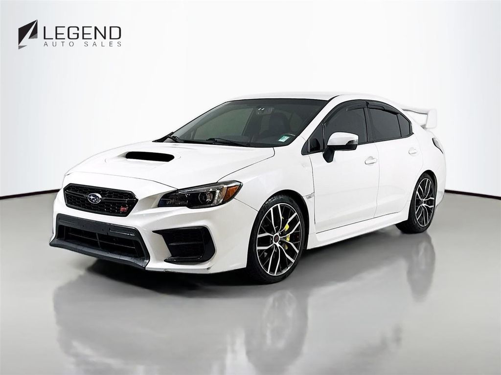 Crystal White Pearl 2020 Subaru WRX STI AWD Sedan All-Wheel Drive 6-Speed Manual