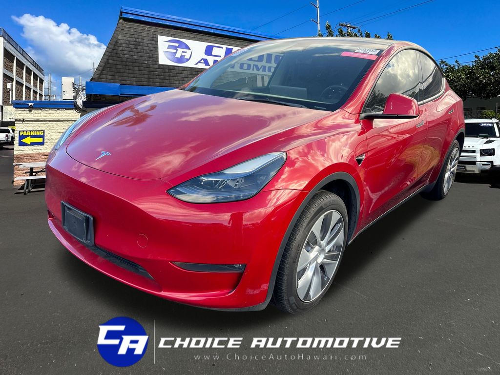 Red Multi-Coat 2023 Tesla Model Y SUV / Crossover All-Wheel Drive 1-Speed Automatic